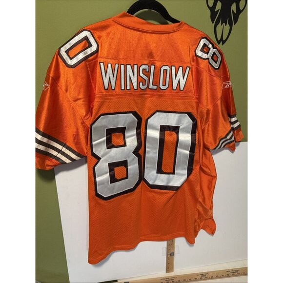 Cleveland Browns Kellen Winslow #80 SIZE 54 Mens Reebok On Field Jersey - Picture 2 of 14